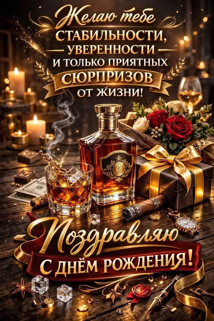 С днём рождения 🎉

Желаю крепкого здоровья, уверенности в своих силах и успехов во всех начинаниях.
