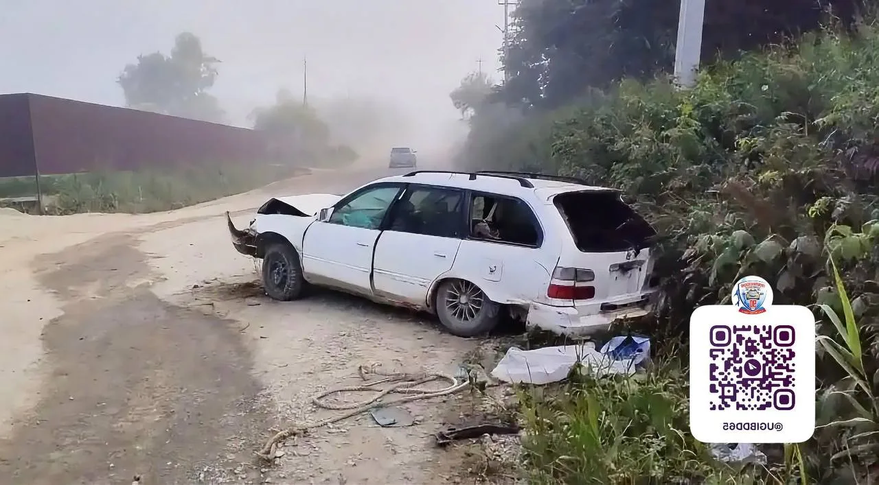🚑В Южно-Сахалинске две несовершеннолетние пассажирки пострадали в ДТП с автомобилем по...
