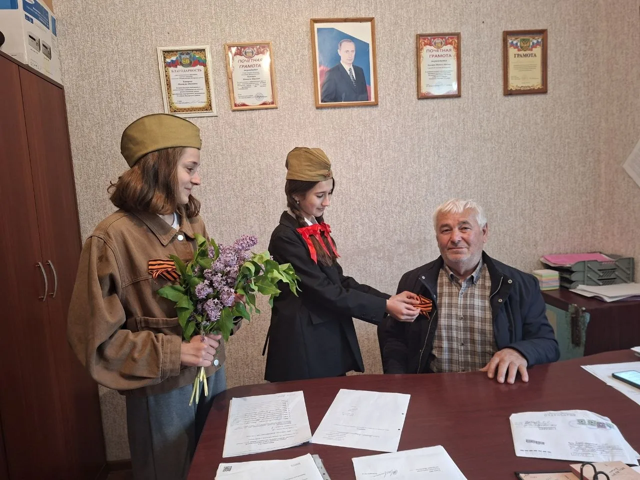 🎗МКОУ "Яснополянская СОШ имени Магомедова Хизбулы Хаджимурадовича "совместно с работни...