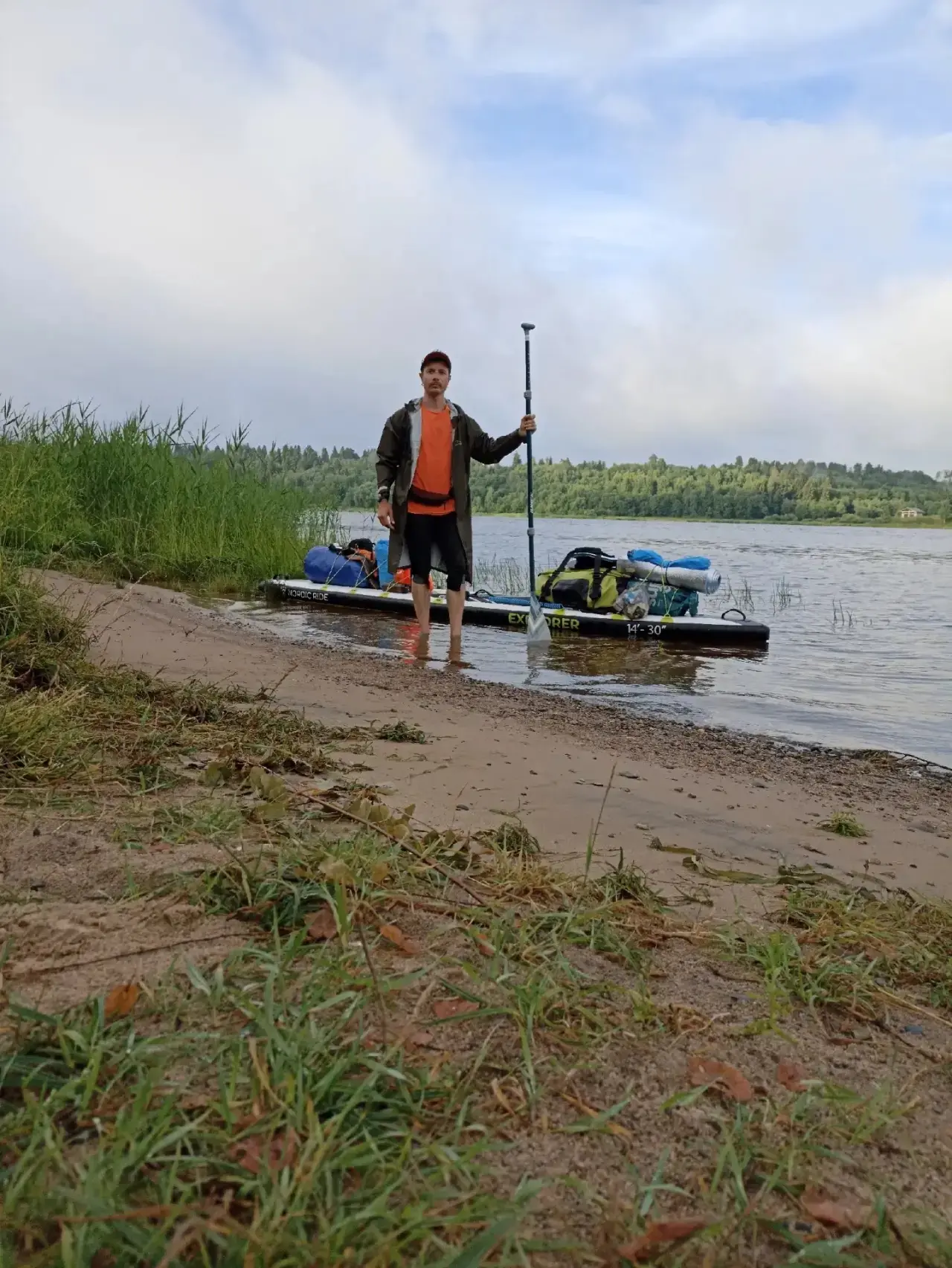 🏄‍♂️Костромской турист проплыл 165 км по Волге на сапборде