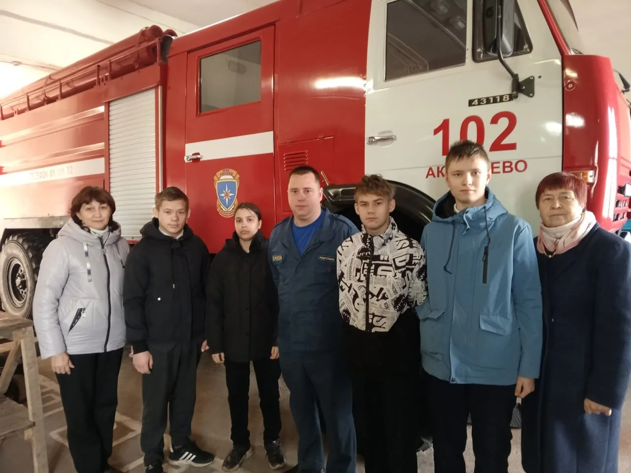 🚒 Аксубаевские школьники побывали в пожарно-спасательной части