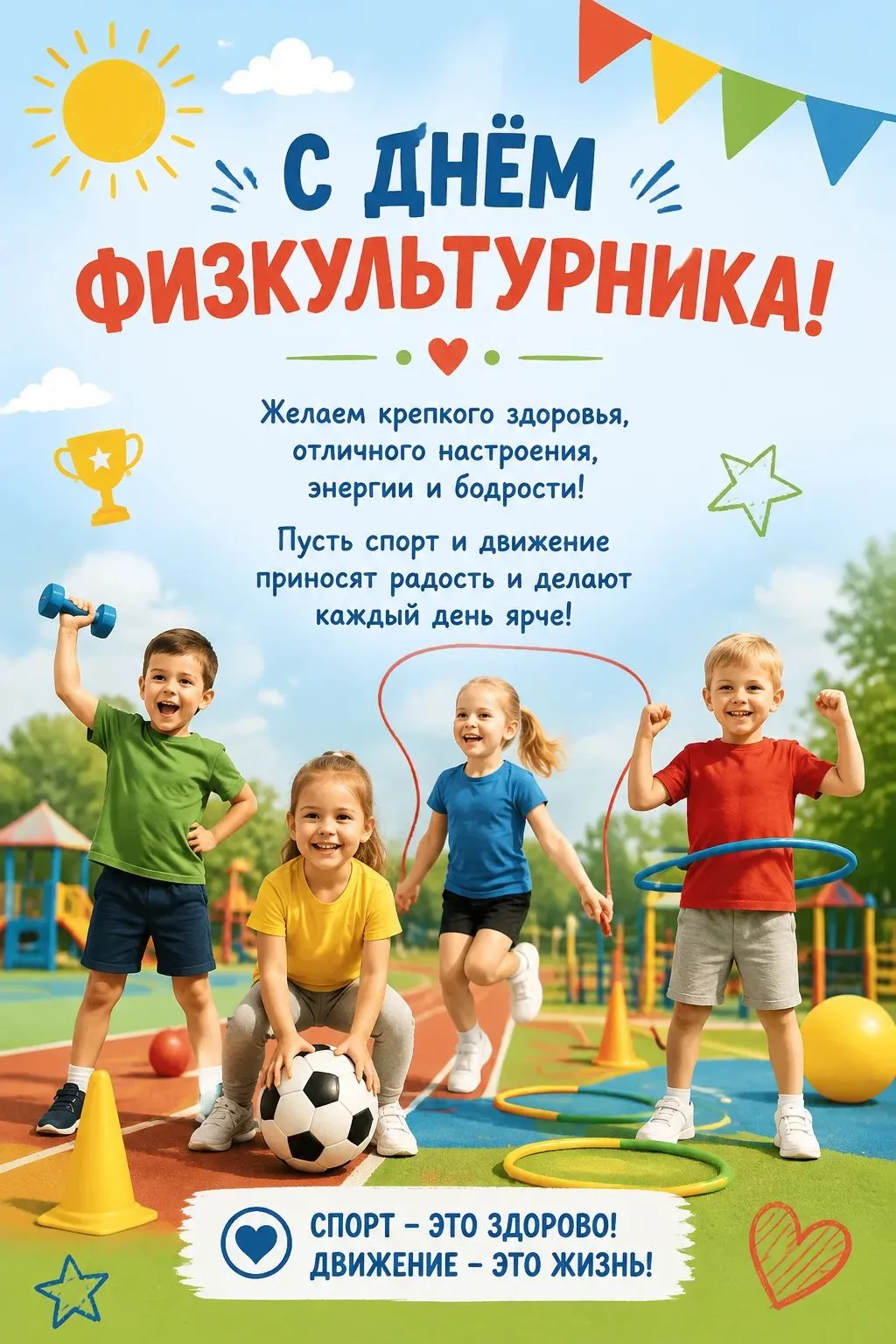 С физкультурой мы дружны — нам болезни не страшны! 🏃‍♂️🤸‍♀️