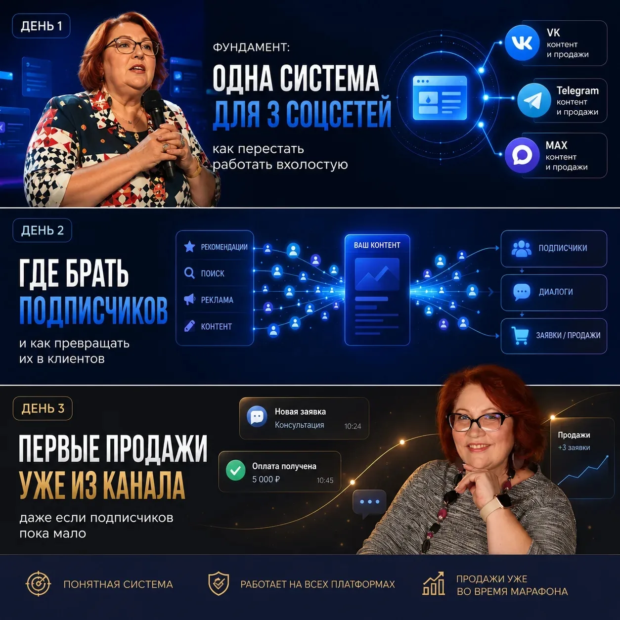 🟣 Система продаж для экспертов - бесплатный марафон «Воронка продаж в соцсетях»