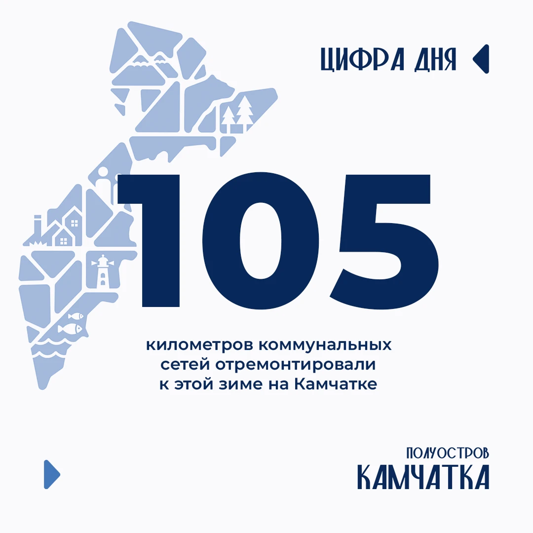 На Камчатке к зиме отремонтировали 105 километров коммунальных сетей