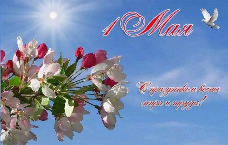 ✨Поздравляем с праздником 1 Мая – Днём Весны и Труда!