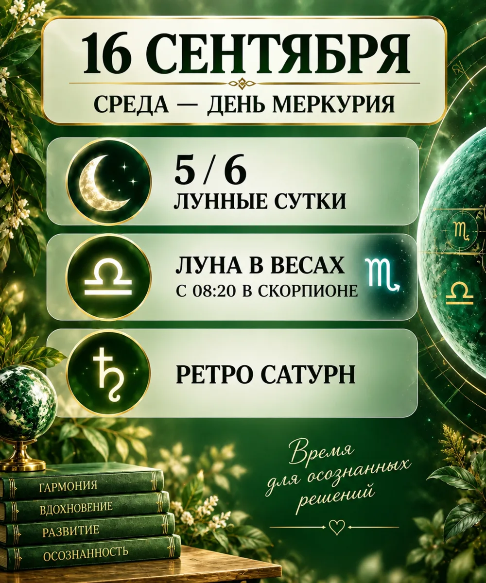 🌿 16 сентября