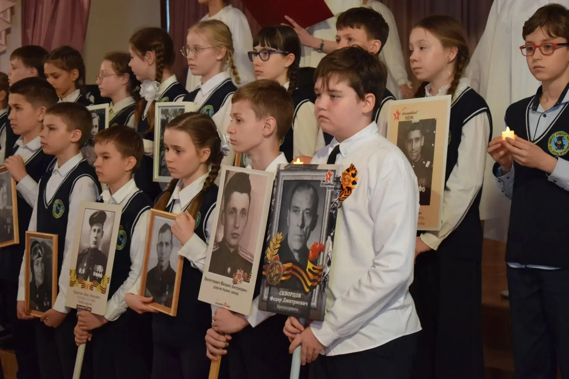Бессмертный полк🕯  В преддверии 9 мая в нашем лицее прошла очень важная ежегодная акция «Бессмертный