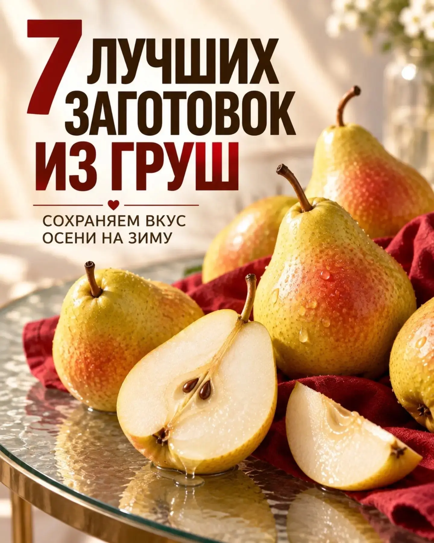 🍐7 лучших заготовок из груш