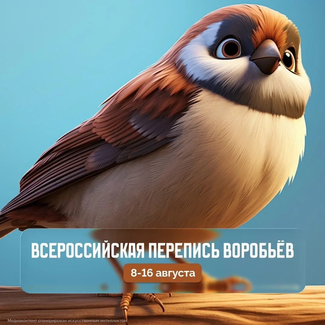 🐦 Считаем воробьёв вместе с детьми!