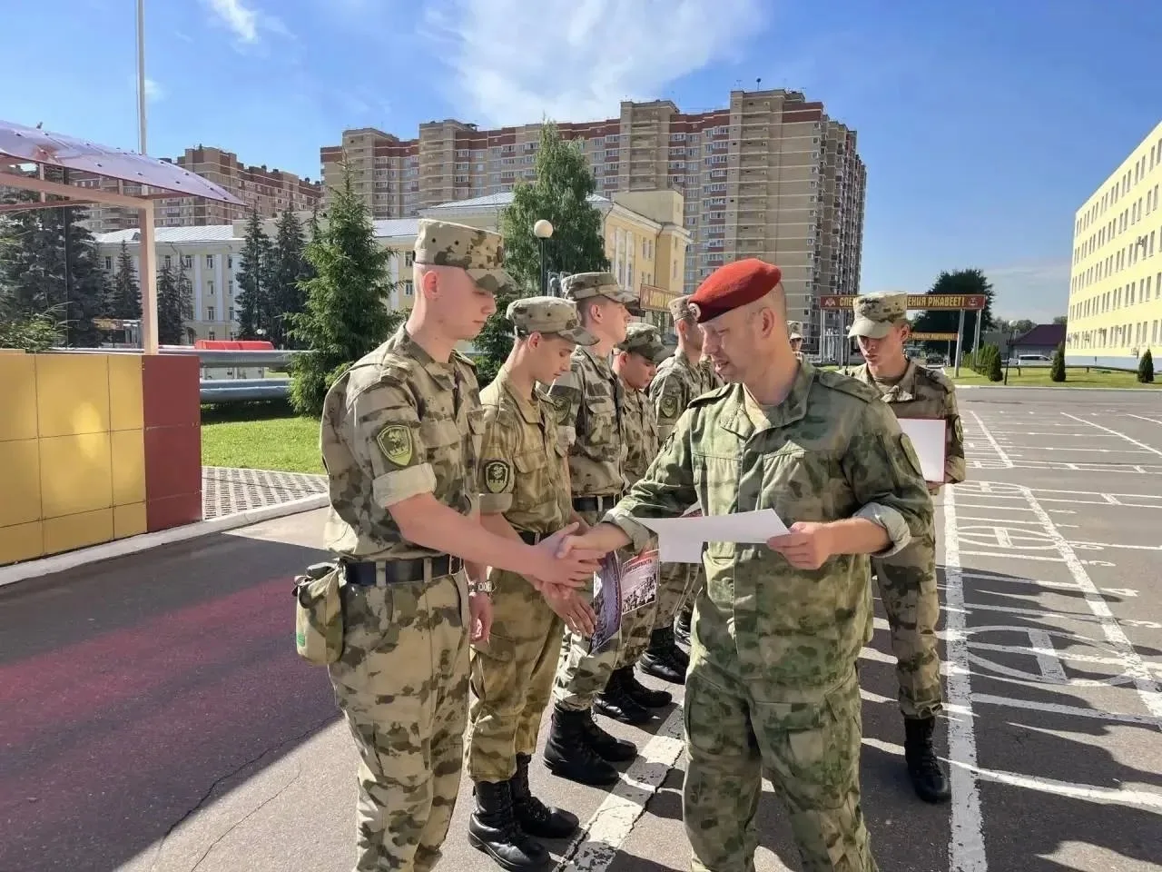Торжественное чествование военнослужащих по призыву! 
В войсковой части 3187 состоялось мероприятие,
