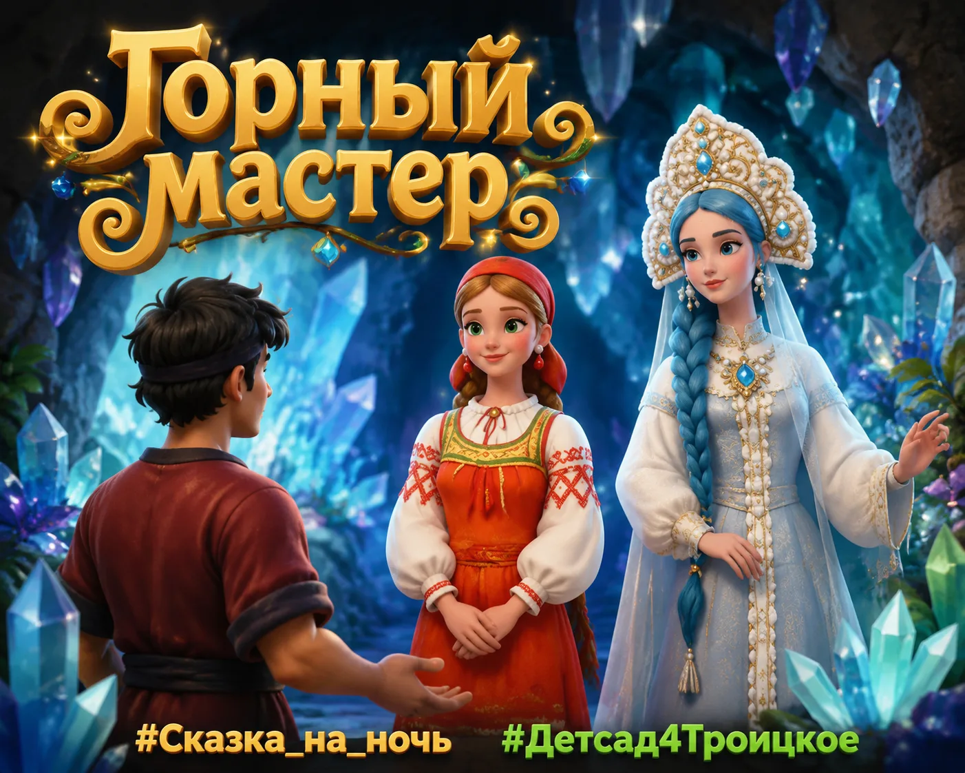 🔔 «Сказка на ночь»- «Горный мастер»
Рассказ о верности и любви к близкому человеку. Девушка Катерин