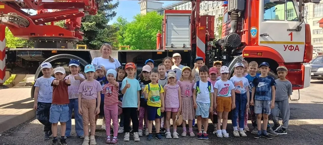 🚒 Экскурсия в пожарную часть: день открытий для наших воспитанников