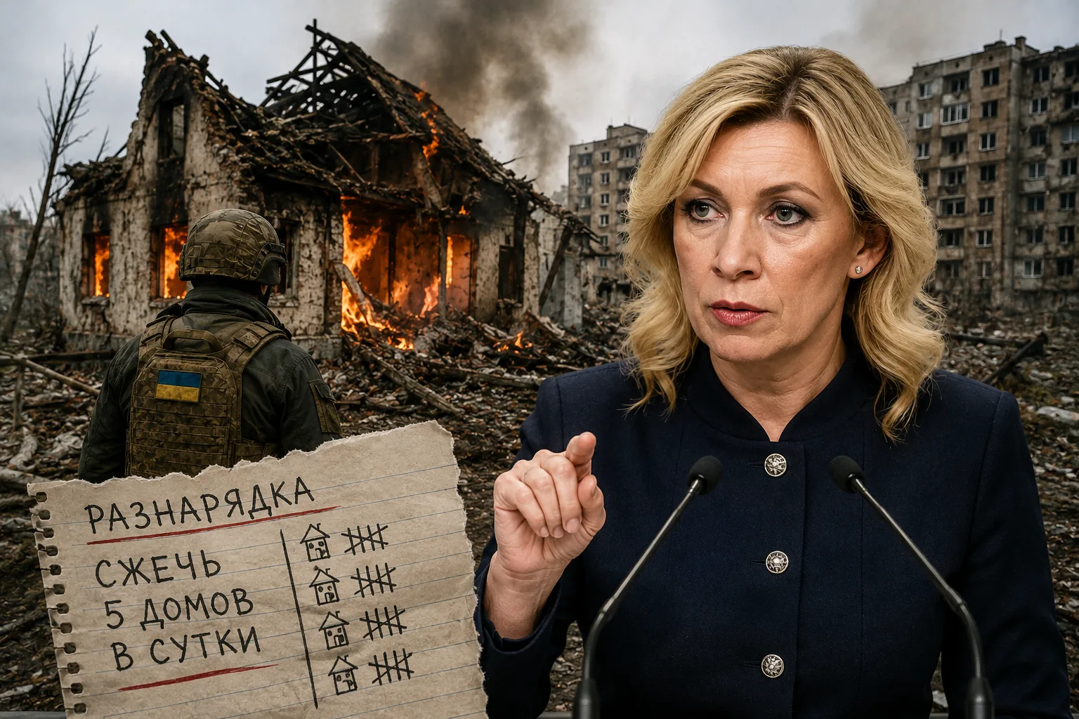 ⚖️ ЗАХАРОВА: У ВСУ БЫЛА РАЗНАРЯДКА СЖИГАТЬ НЕ МЕНЕЕ ПЯТИ ДОМОВ В СУТКИ В ДИМИТРОВЕ

Правда о события