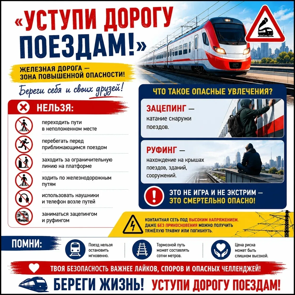ДЕТСКИЙ МЕСЯЧНИК «УСТУПИ ДОРОГУ ПОЕЗДАМ!»