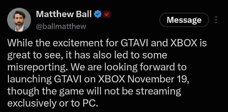 ⚡️Матье Балл заявил: поиграть в GTA VI на ПК в день релиза не получится.