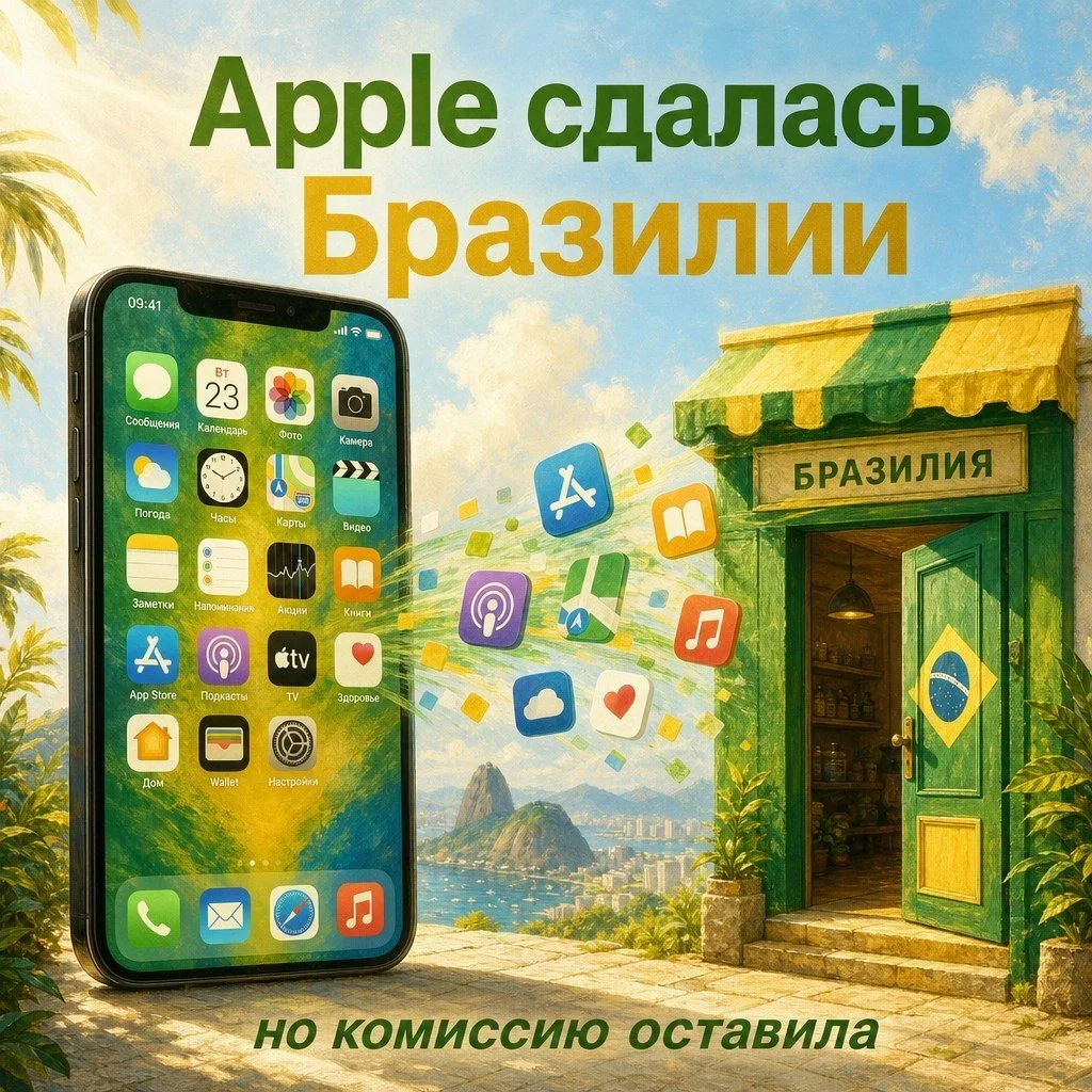 Apple открывает альтернативные магазины приложений в Бразилии

После давления местного антимонопольн