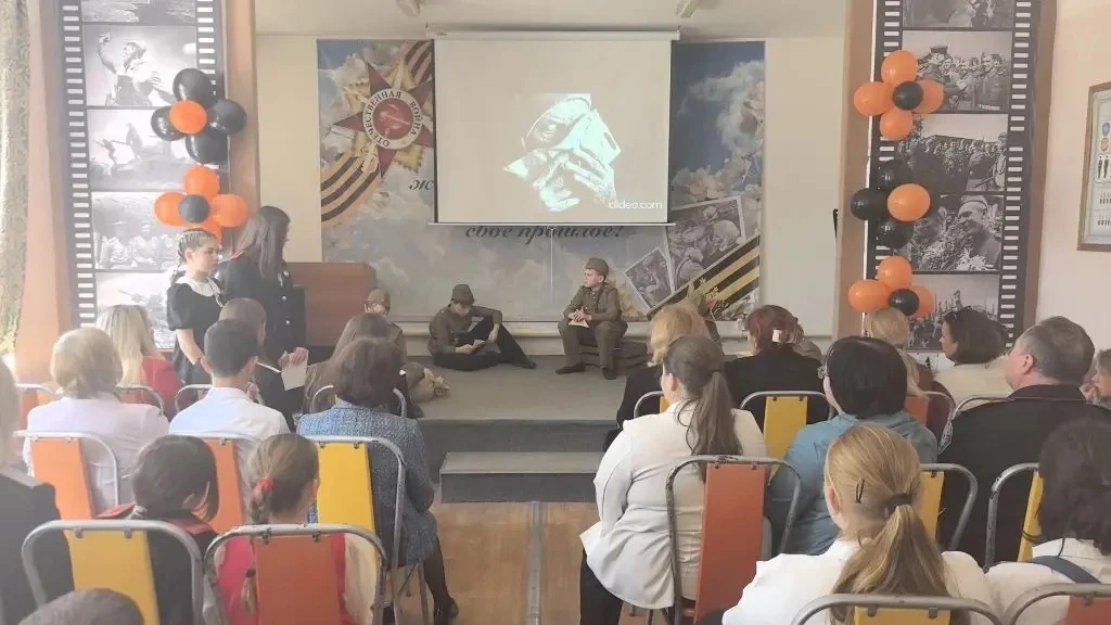 В школе прошёл праздничный концерт, посвящённый 9 Мая