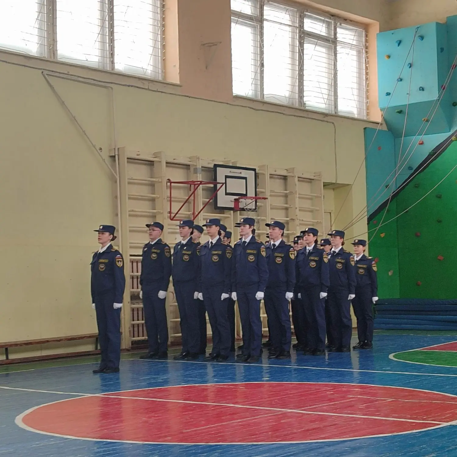 ✅ Сегодня состоялся традиционный смотр строя и песни в преддверии Дня Защитника Отечества и в рамках