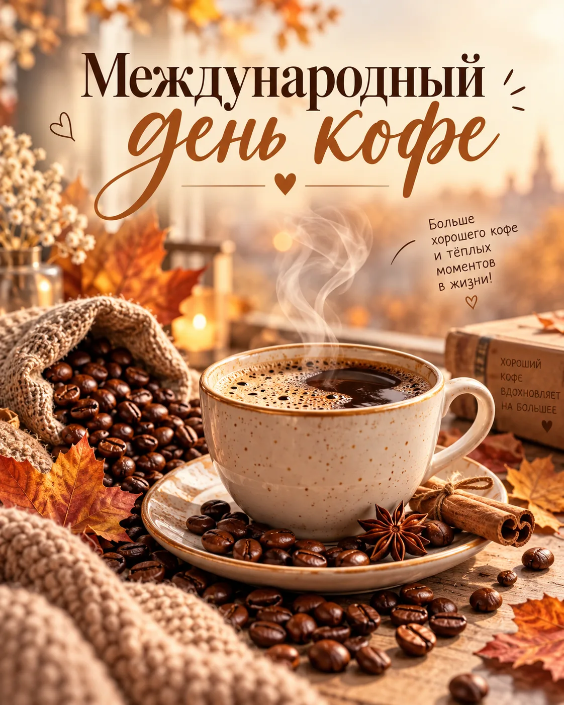 ☕ С Международным днём кофе!