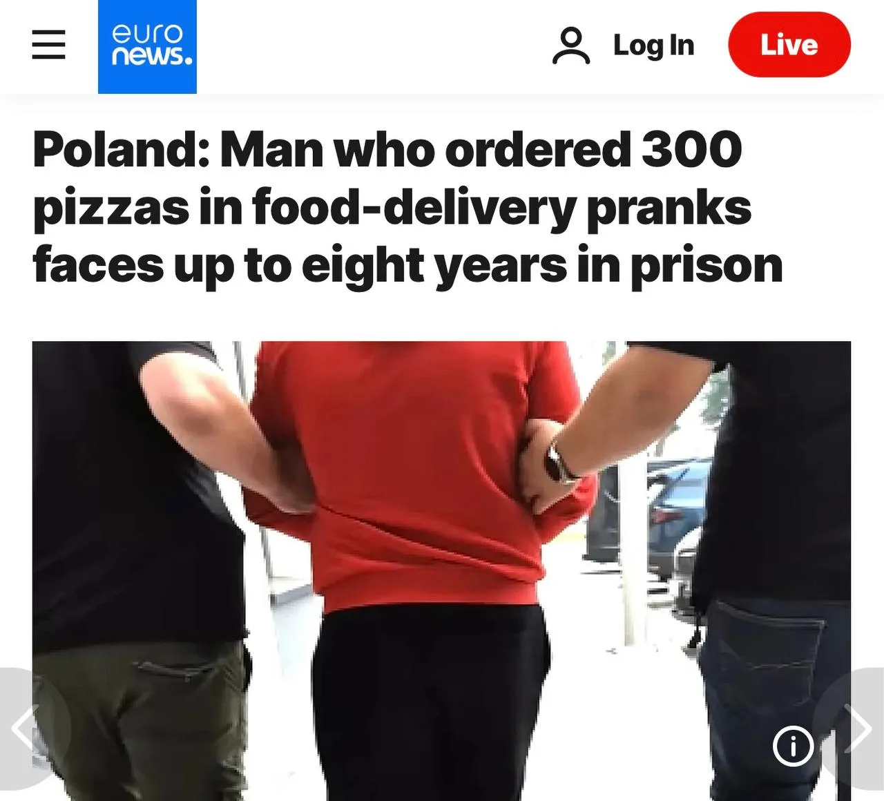 Поляка посадят за фиктивные заказы еды: 23-летнему грозит до 8 лет