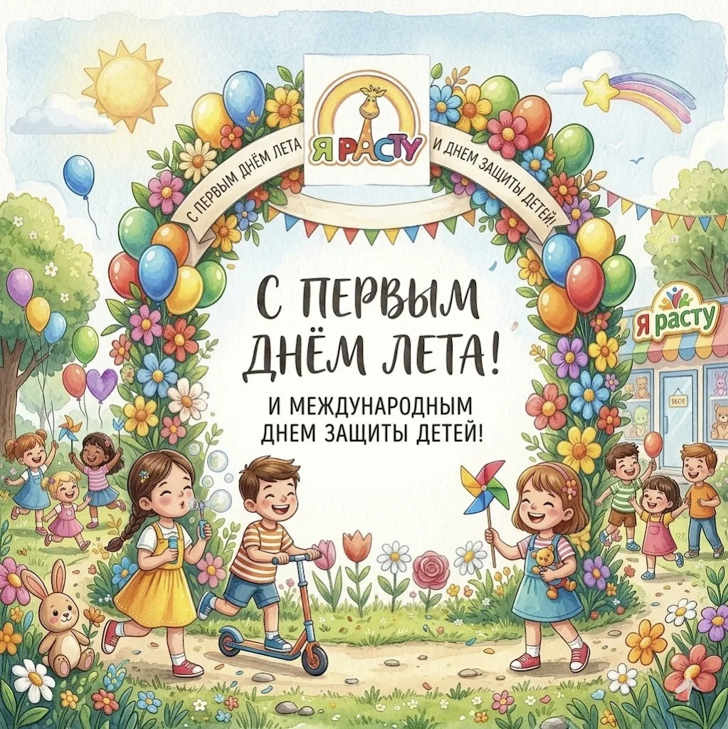 Я расту от всей души поздравляет наших маленьких покупателей и их родителей с первым дн...