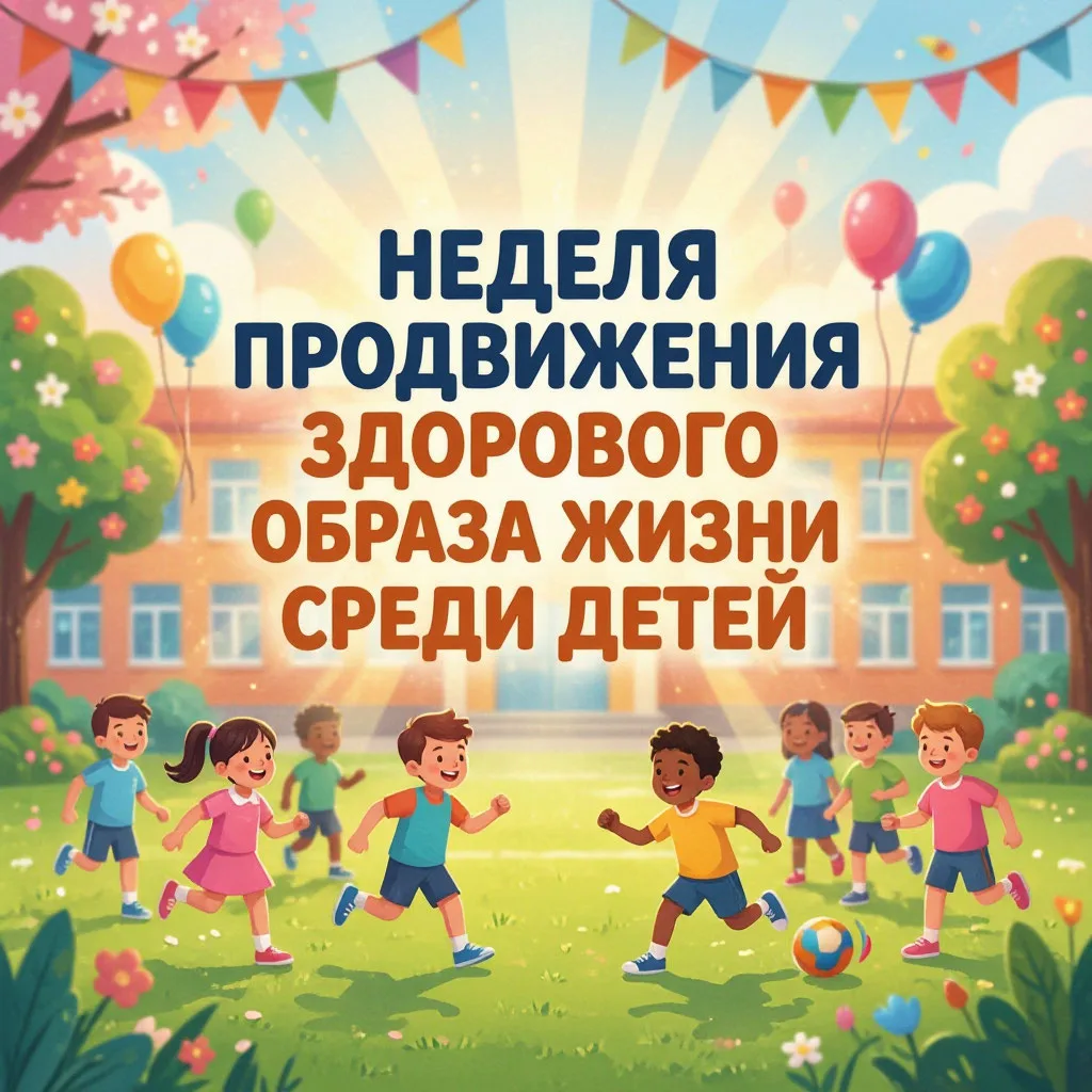 🌿 Неделя продвижения здорового образа жизни среди детей