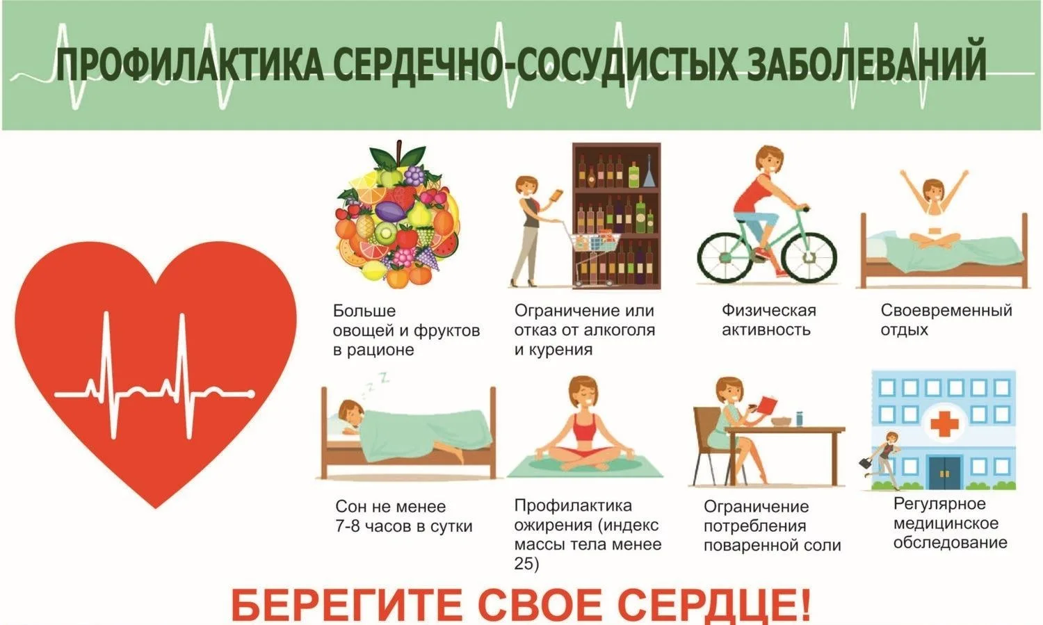 Неделя профилактики сердечно-сосудистых заболеваний проходит по всей стране с 10 по 16 ...