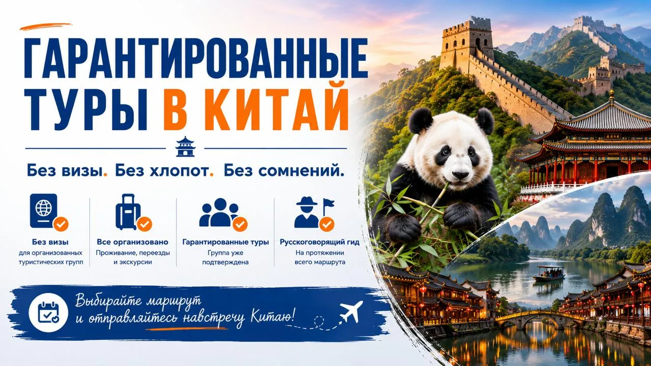 💯 Когда знаешь, что тур состоится, планировать его гораздо приятнее.