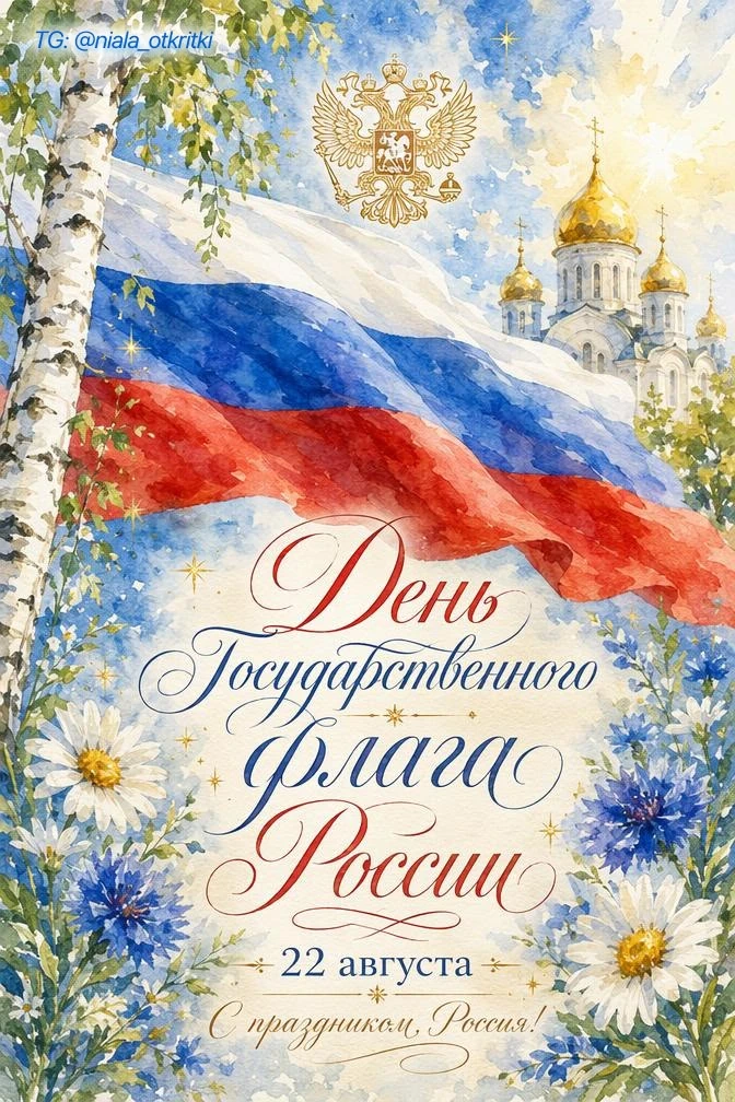 🤍💙❤️ С Днём Государственного флага России!