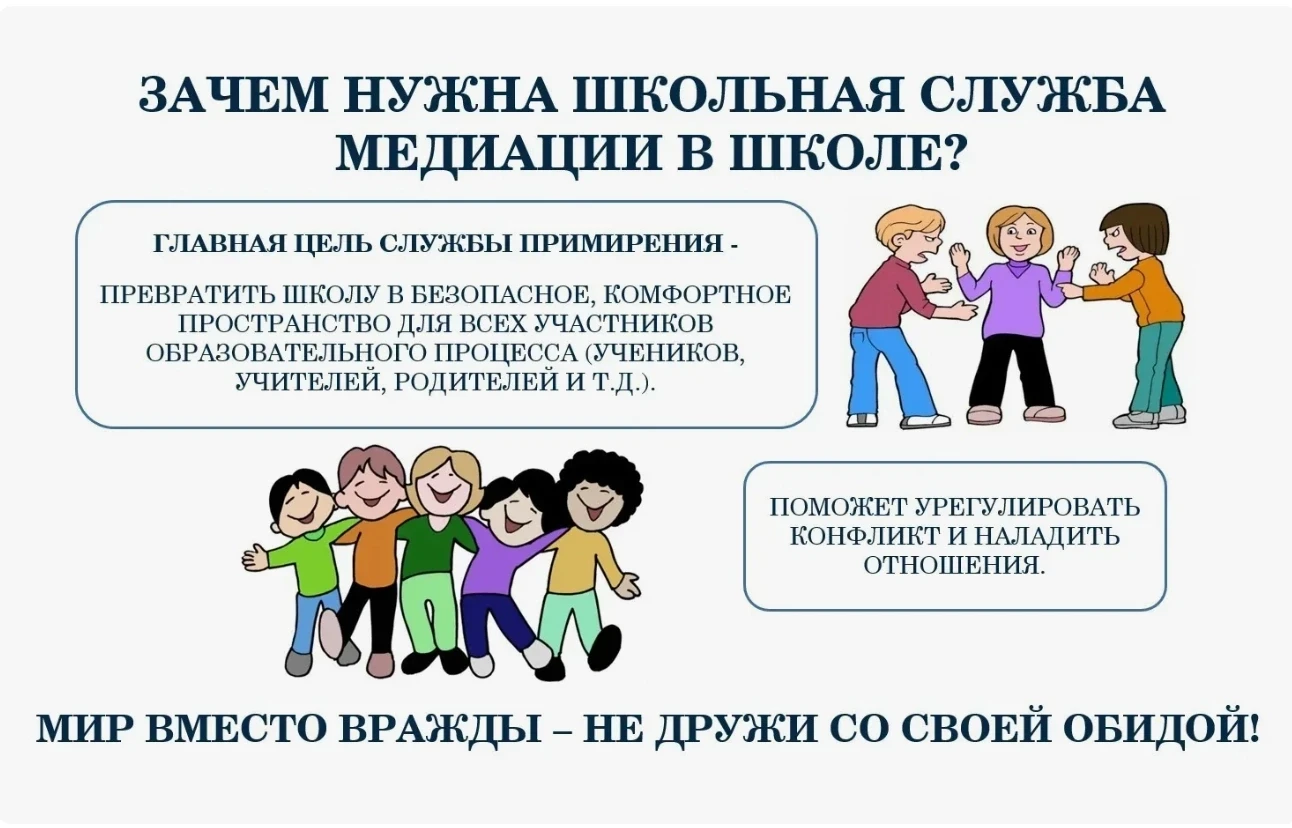 ☝Зачем нужна служба школьной медиации❓