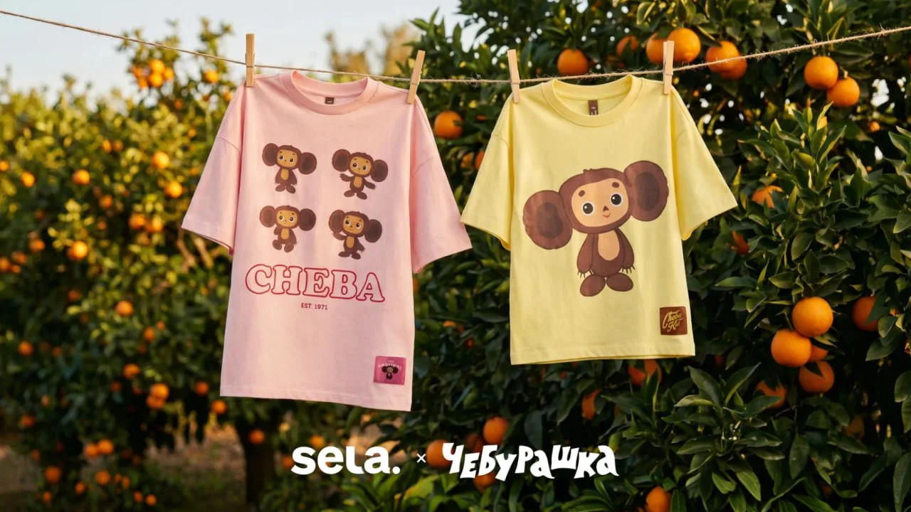 Если в воздухе запахло апельсинами...
Значит, вышла коллекция SELA x Чебурашка! 

Вместе с другими г