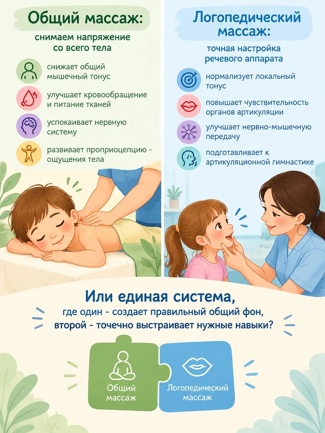 Почему неврологи часто назначают общий и логопедический массаж: закладываем базовые кир...