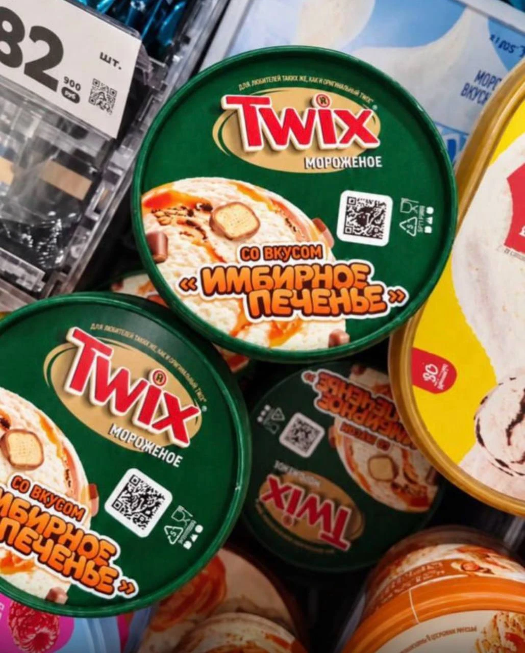 😋 Мороженое Twix со вкусом имбирного печенья завезли в магазины