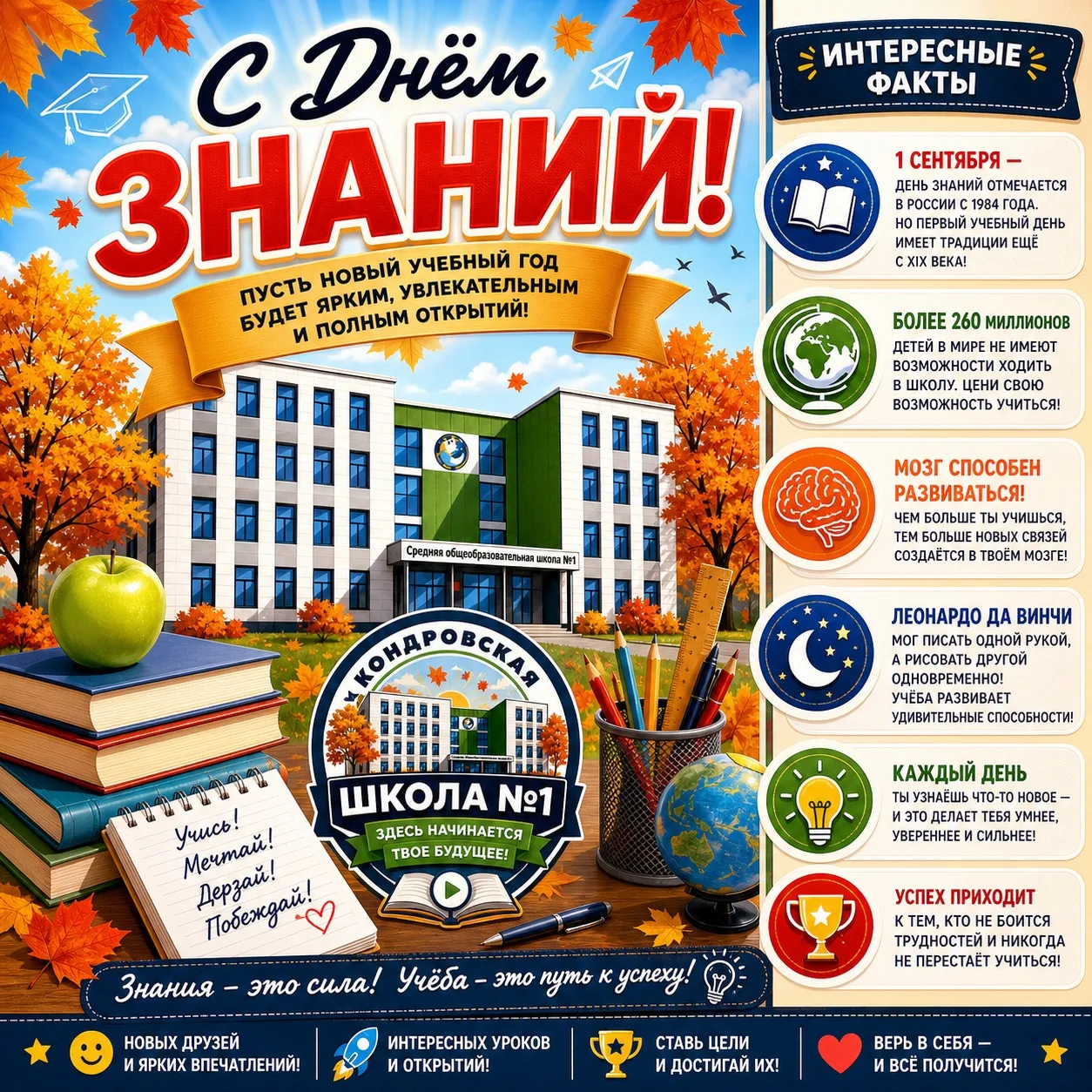 С Днём Знаний, друзья! 📚✨