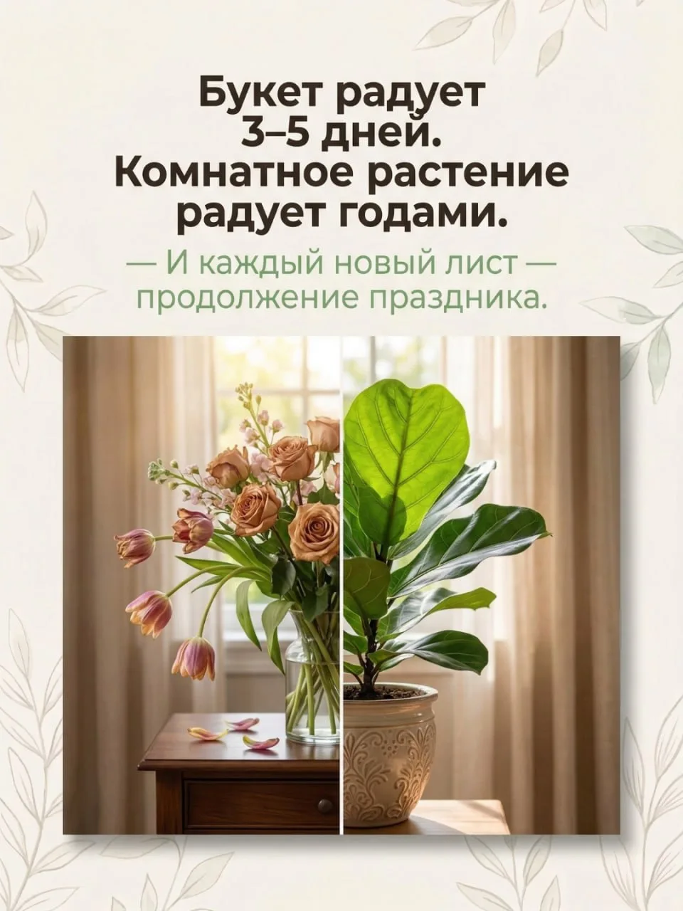Что подарить на 8 марта? Подарок, который будет радовать годами! 🌸  Букет цветов — это классика, но,