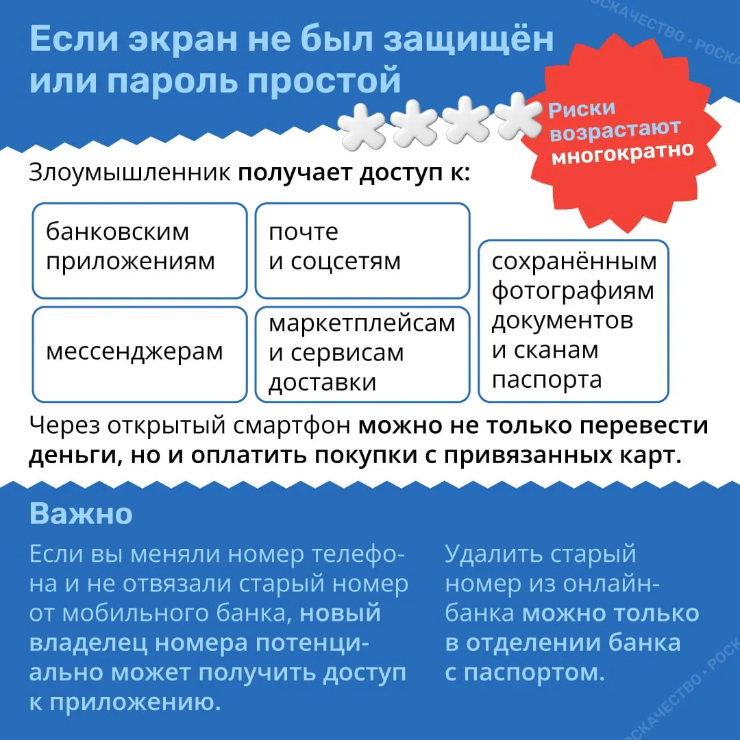📱Украли телефон? Расскажем, как защитить деньги и данные  Потеря телефона — это не только утрата уст