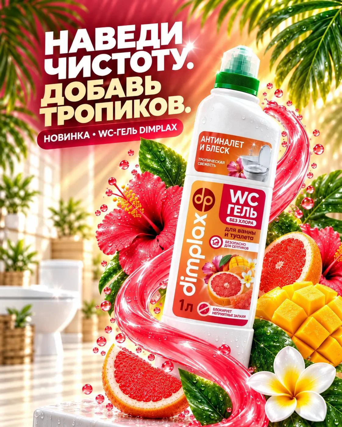 🧴🚫 Надоел резкий запах хлора?