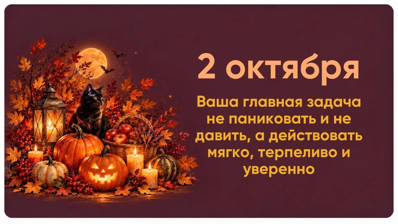 СОВЕТ ДНЯ ➡️ 2 ОКТЯБРЯ