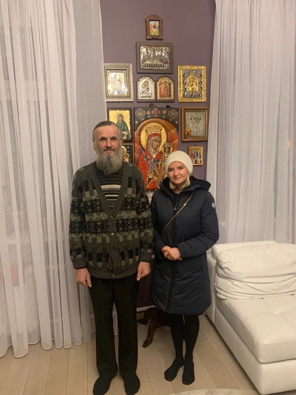 Последняя наша живая встреча с батюшкой… Потом я забеременела, потом ковид, роды…вторая...