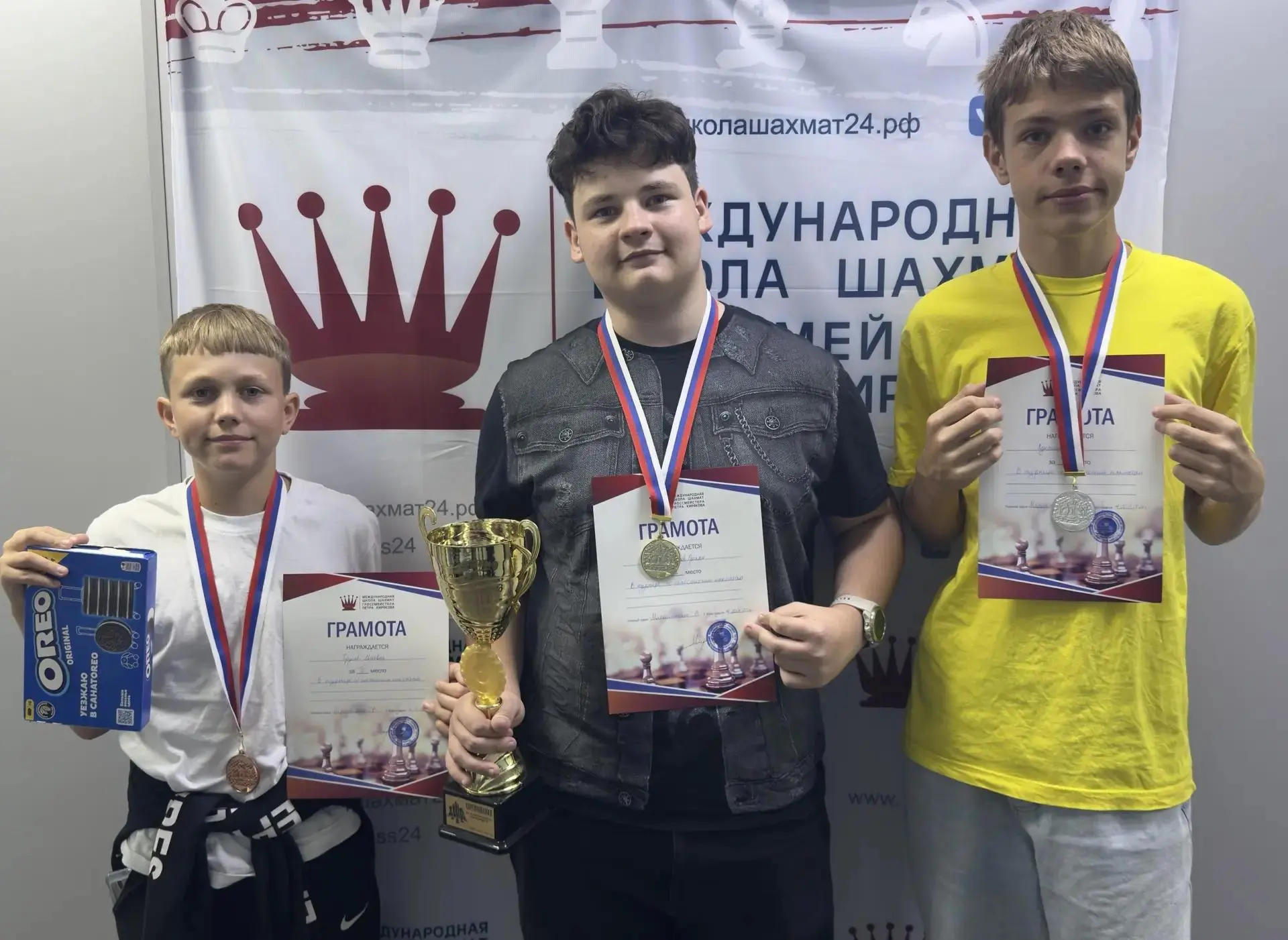 ♟️ Итоги старшего турнира по классическим шахматам:
