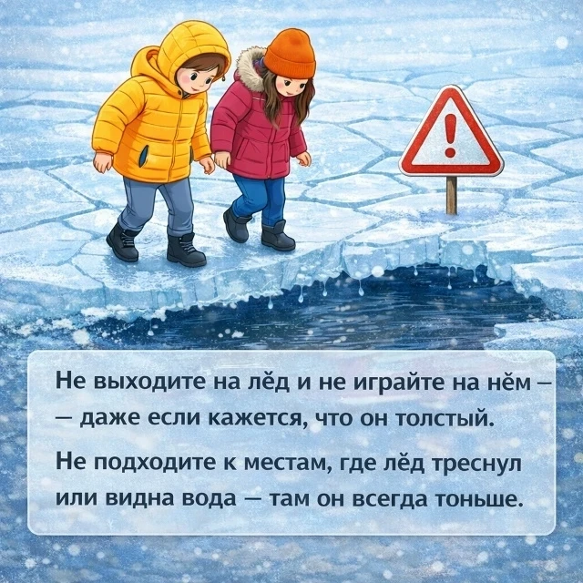 💥 Правила безопасности на льду ❄  ✔️С наступлением календарной весны лёд на реках и озёрах становитс