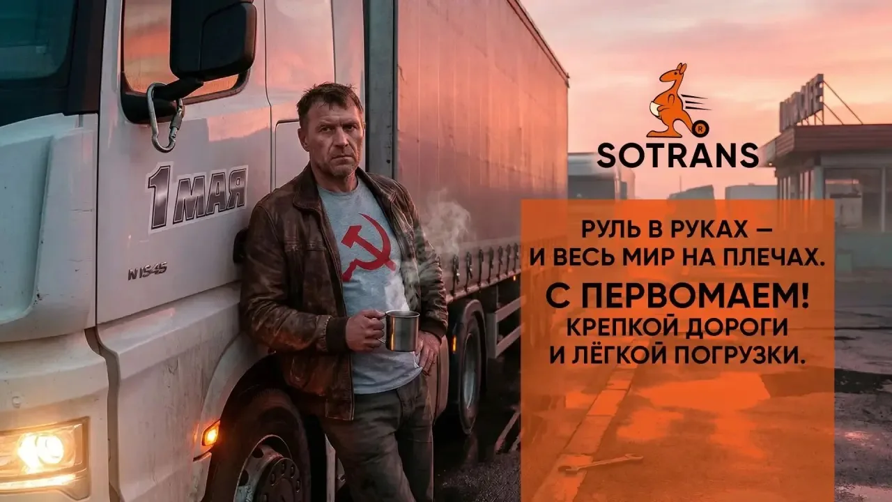 С 1 мая, друзья больших машин.