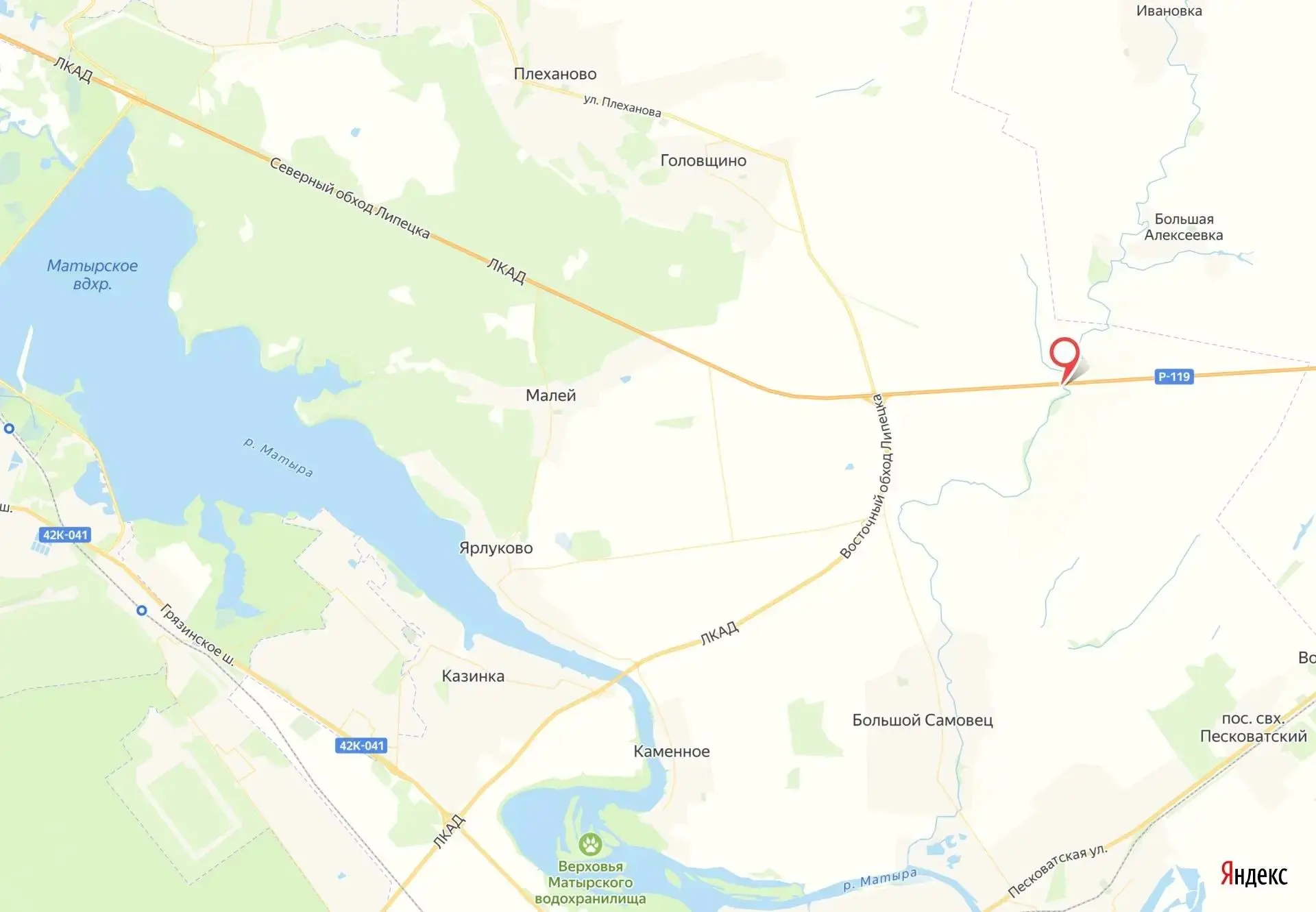 Проезд по одной полосе организуют на липецком участке Р-119 из-за ремонта