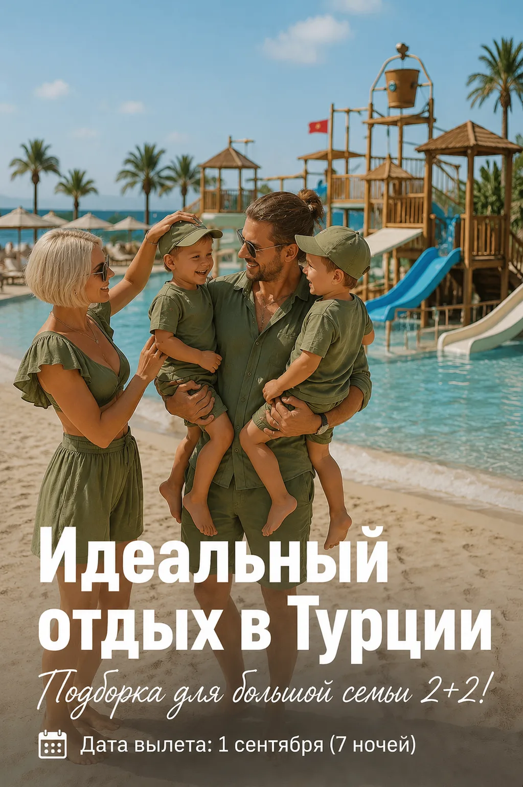 🍂 Сентябрь в Турции: идеальный семейный отдых для 2+2!