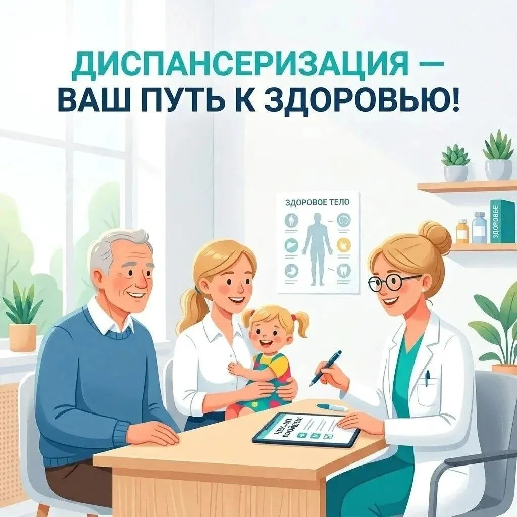 Не путайте с диспансерным наблюдением

❗️Диспансеризация — это единовременный профилактический осмот