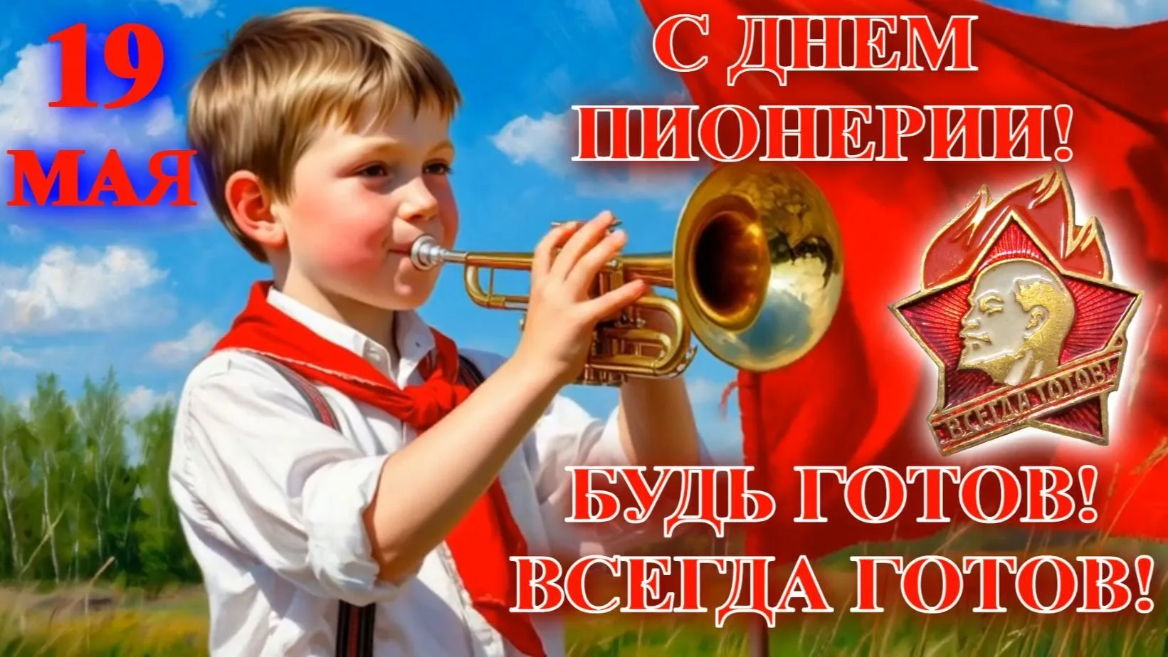 🎺19 мая отмечается День пионерии — памятная дата, связанная с историей Советского Союза.