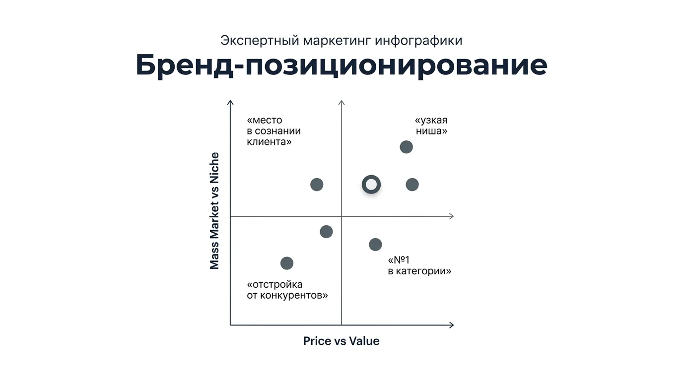Что такое позиционирование простыми словами

Позиционирование — это место, которое бренд занимает в 