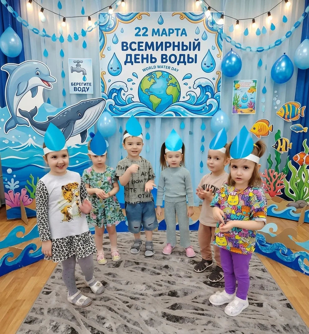 Капелька, водичка и юные экологи!