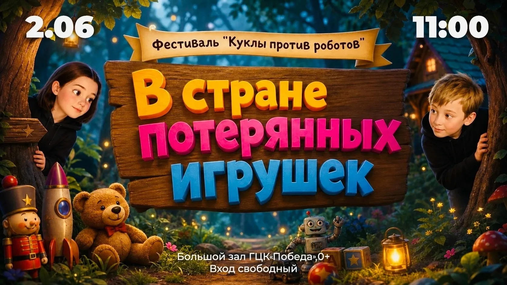 Уже завтра открывается наш замечательный ежегодный семейный фестиваль «Куклы против роб...