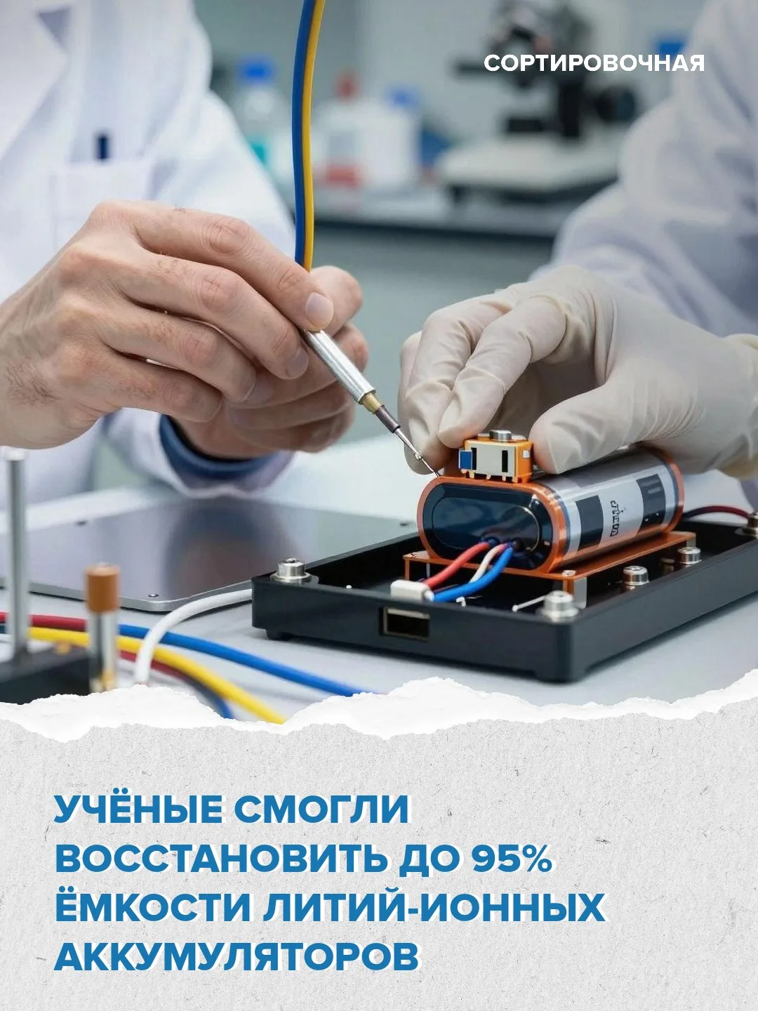 💡Американские учёные разработали новую технологию восстановления отработанных литий-ионных батарей
